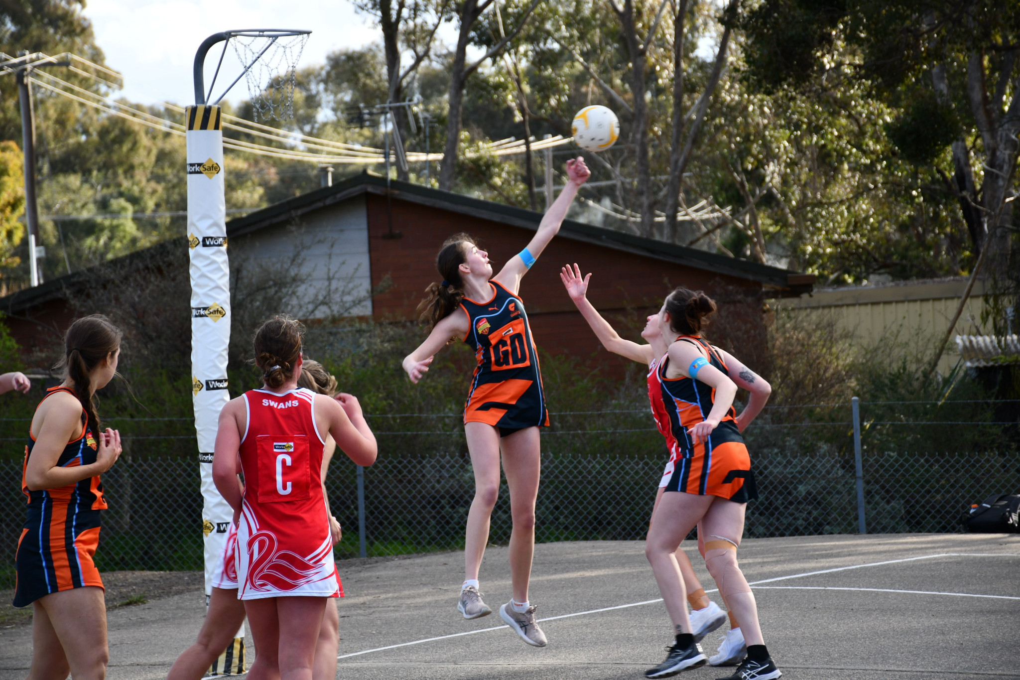 Ruby Saunder was instrumental in the Giants win over Natte Bealiba with several key interceptions.