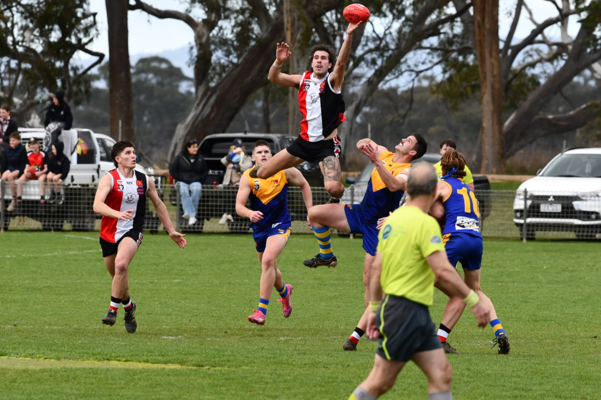Trentham prayers were answered on Saturday, repeating their qualifying final win last season following a Harcourt kick after the siren just missed. Ruckman Zachary Gervasoni was key in the Saints fightback after trailing at quarter time.