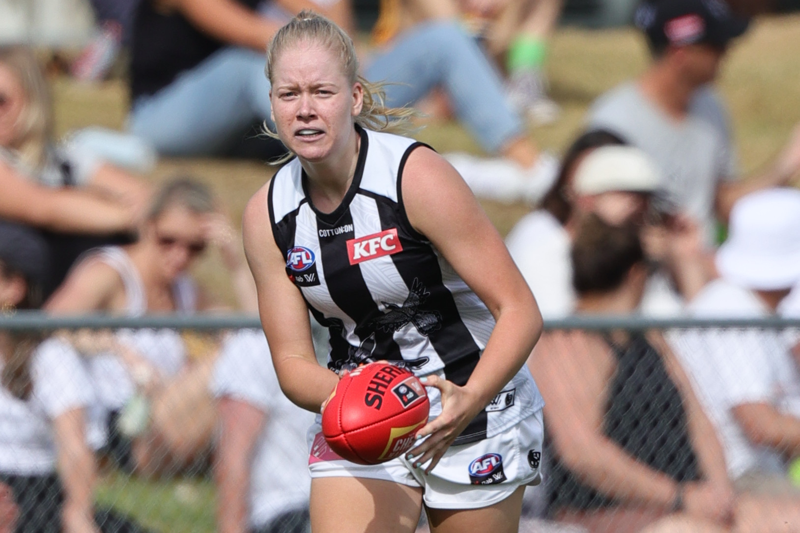 Lauren Butler was named captain for Collingwood in their AFLW clash with Melbourne. Photo: Supplied.
