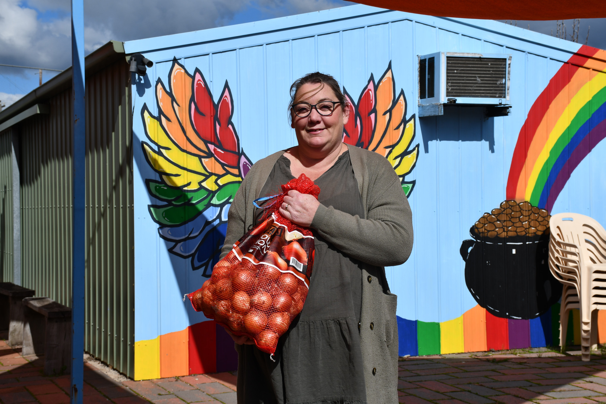 Mill House coordinator Sarah McLean is excited to see the food storage shed reach its full potential with recent FRRR funding.