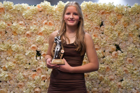 Lexton rising star Charlize Kennedy was named netball Rookie of the Year.