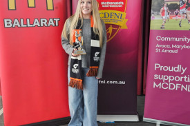 Netball 15 and under best and fairest, Mia Smith.