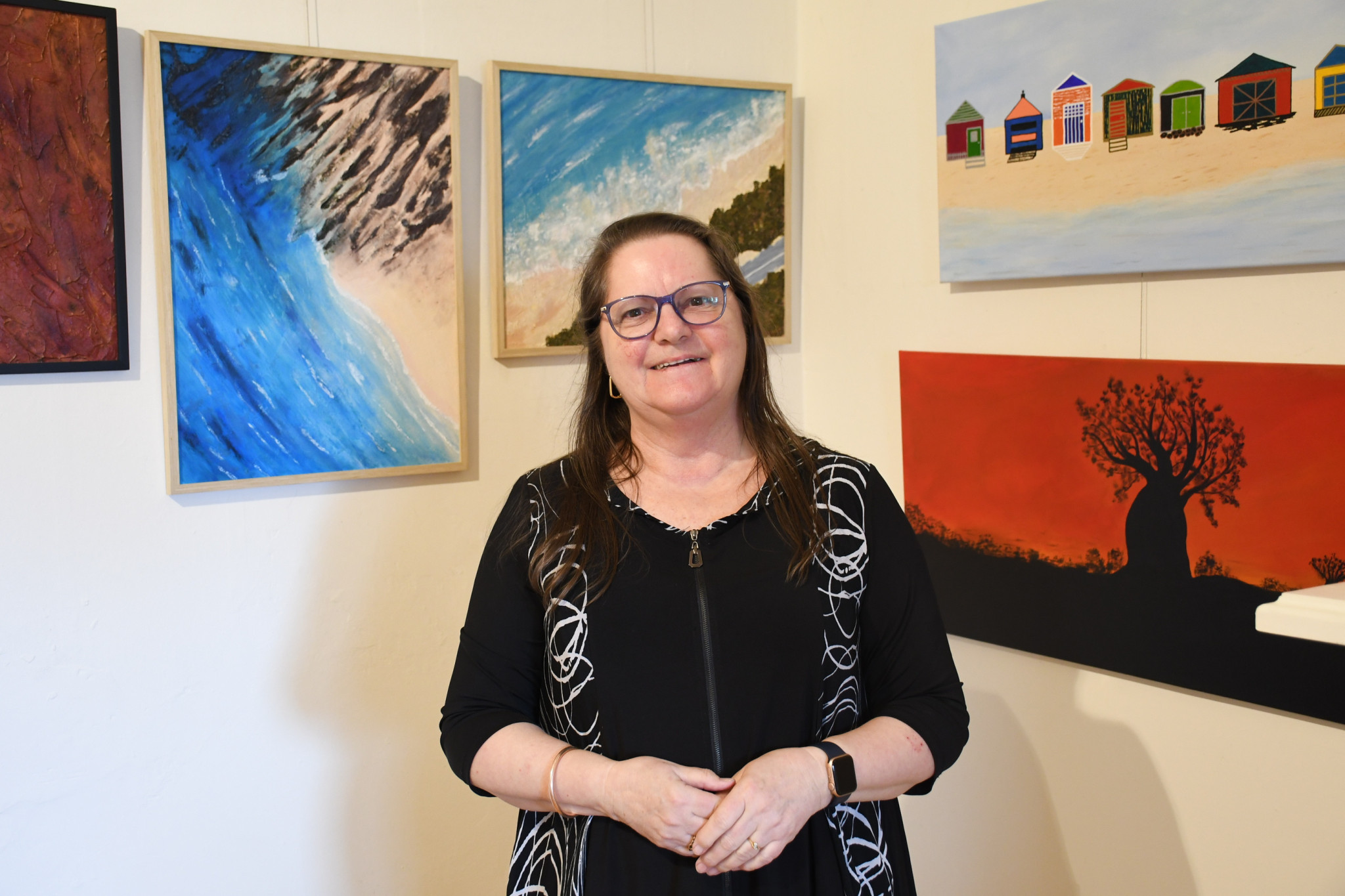 Bernadette Wilson will be displaying art work and designs using endless techniques and mediums. 031025 01