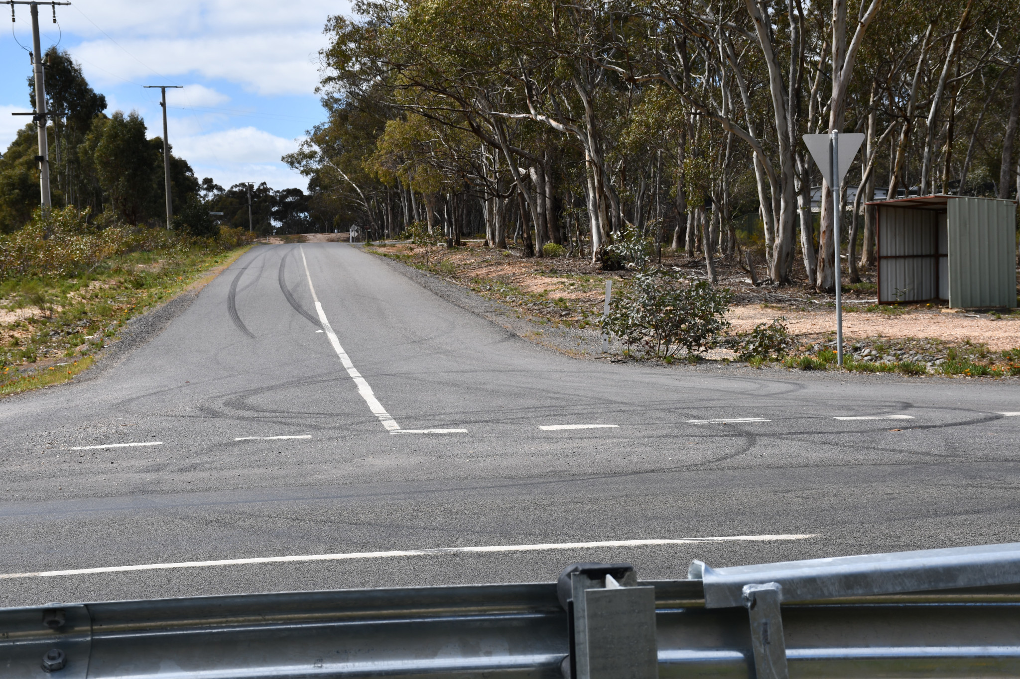 Burn outs in Dunolly began a broader call for information on hoon driving in the shire.