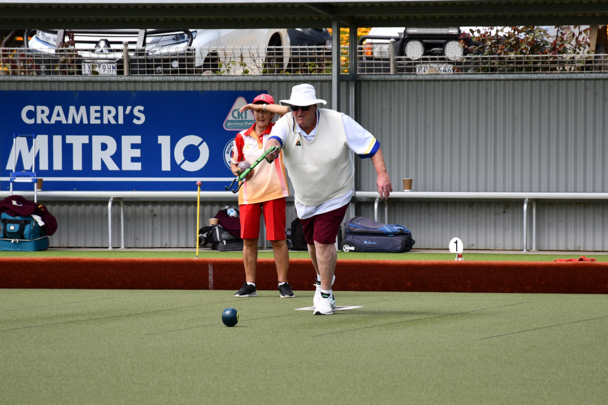 Chris Williams produced some brilliant bowls for Dunolly Blue in their victory against Avoca.