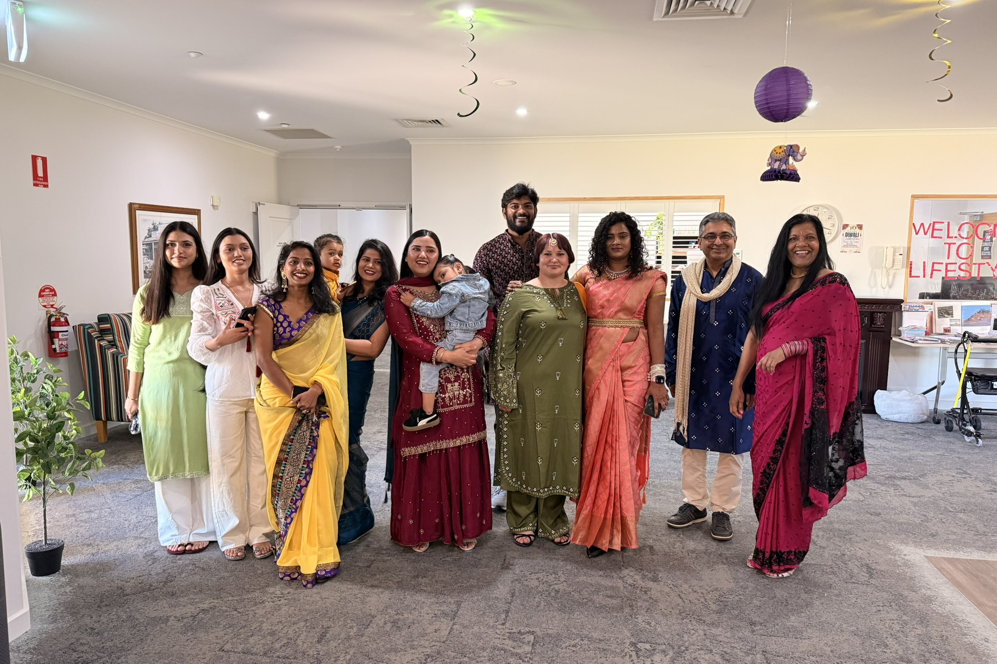 Staff at Havilah’s Harkness campus enjoyed Diwali last week with their own celebrations. (Photo Supplied)