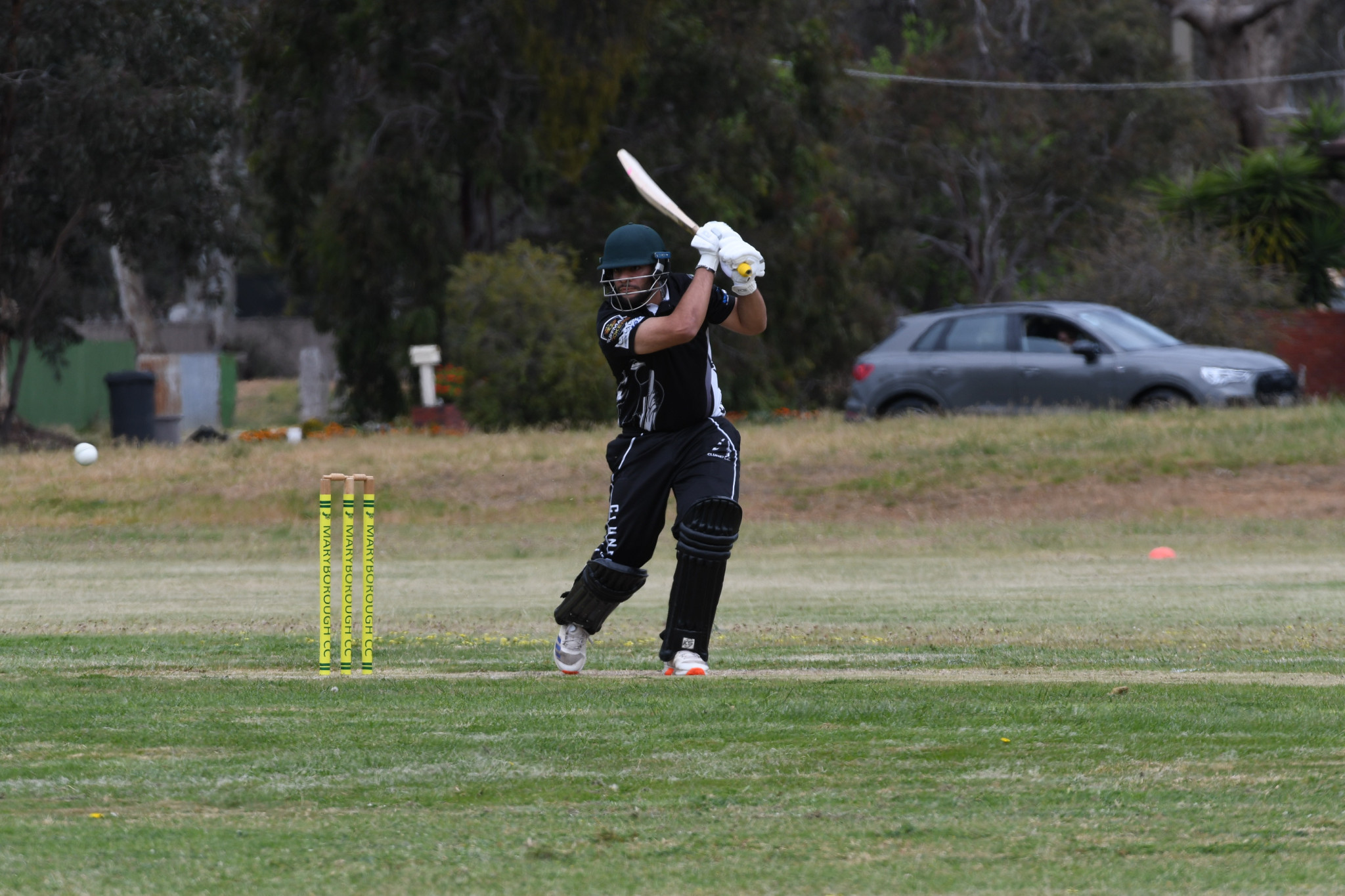 Ahmed Rehman plays a nice shot in his season debut for Clunes.