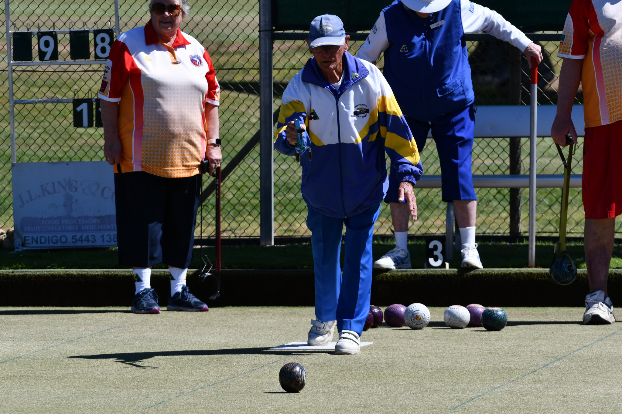 Syd Webb rolls away in Maryborough Golf’s victory against Avoca.