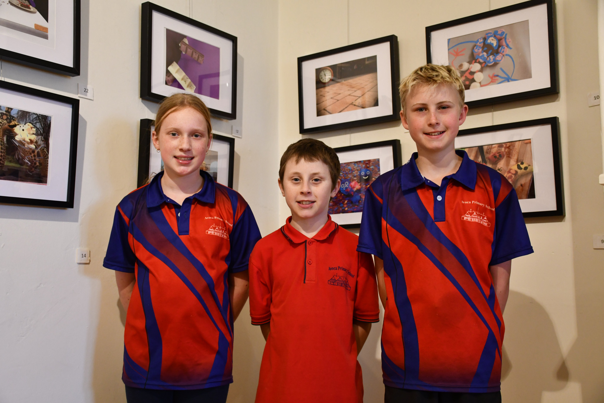 Gallery 127 was busy with local youth earlier this month as Avoca Primary School’s Sophie, Zavier, and Jimmy joined their peers for the launch of the student exhibition.