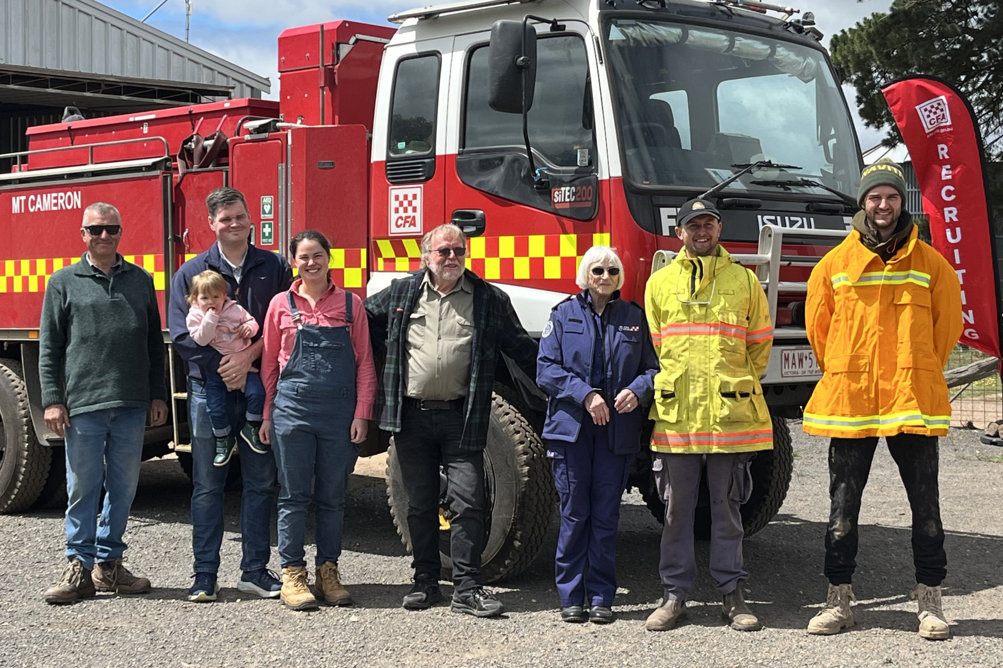 Mt Cameron fire brigade could double how many active volunteers they have after a successful open day on November 9.