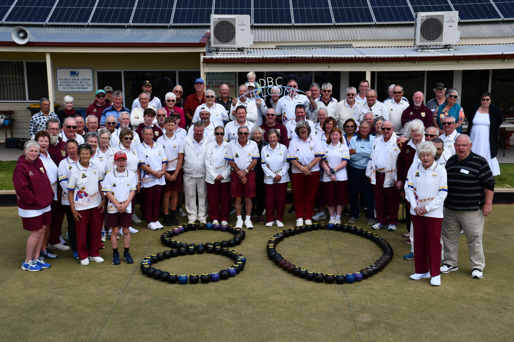 The Dunolly Bowls Club took a trip down memory lane last weekend as they celebrated its 80th anniversary with members of all ages.