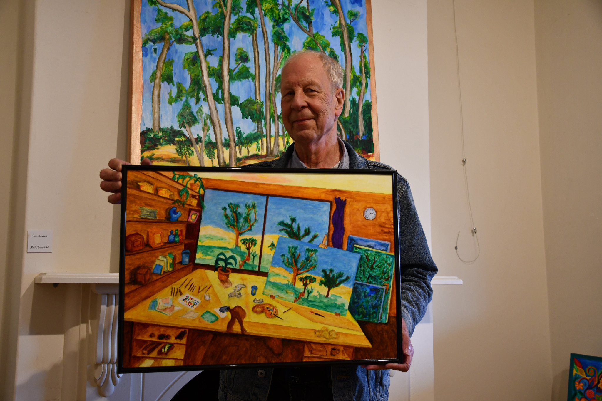 Clunes Artists Group’s David Soderlind had a simple message to share with the community: consider doing art.