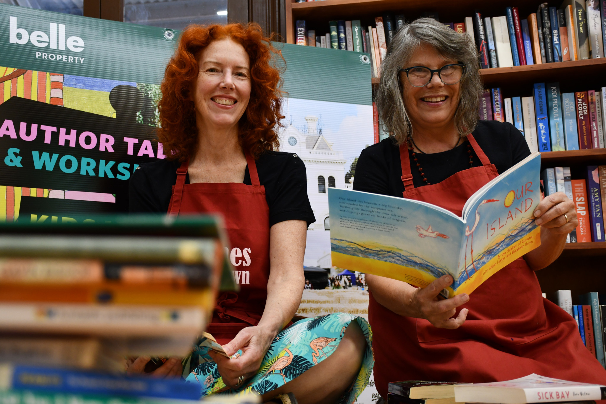 Clunes Booktown Festival’s Angela Crocombe and Suzi Cordell ahead of this year’s page-turning festivities.