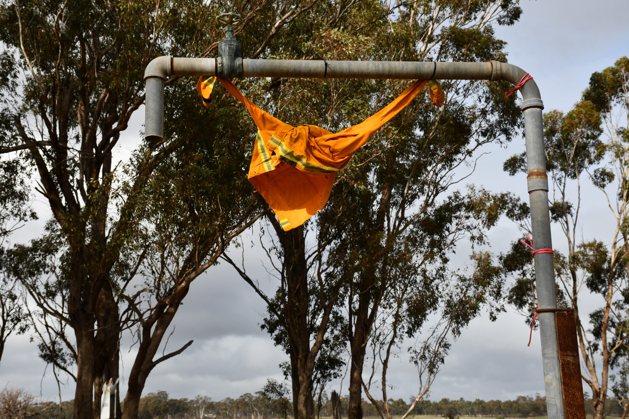 CFA volunteers, many of who are farmers, were among those to strongly criticise the ESVF — hanging their turnout gear out to dry in protest.