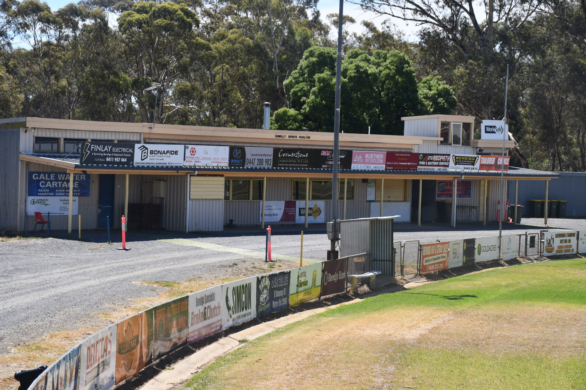 The picture of the Deledio Recreation Reserve Pavilion project is almost set, but finishing touches are needed.