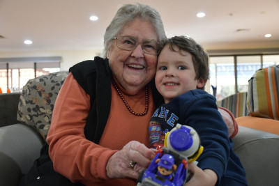 Havilah resident Mary Cumming starting a new chapter of friendship with Ryder.