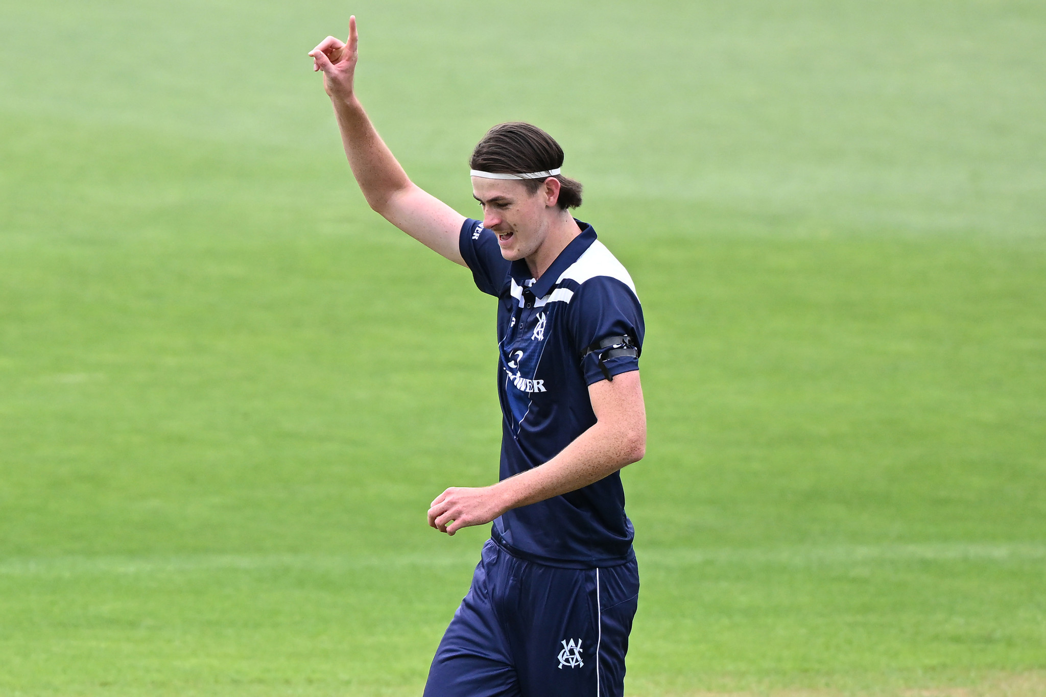 Victorian fans will be hoping the sight of Cam McClure taking wickets in season 2024/25 will be a regular sight.